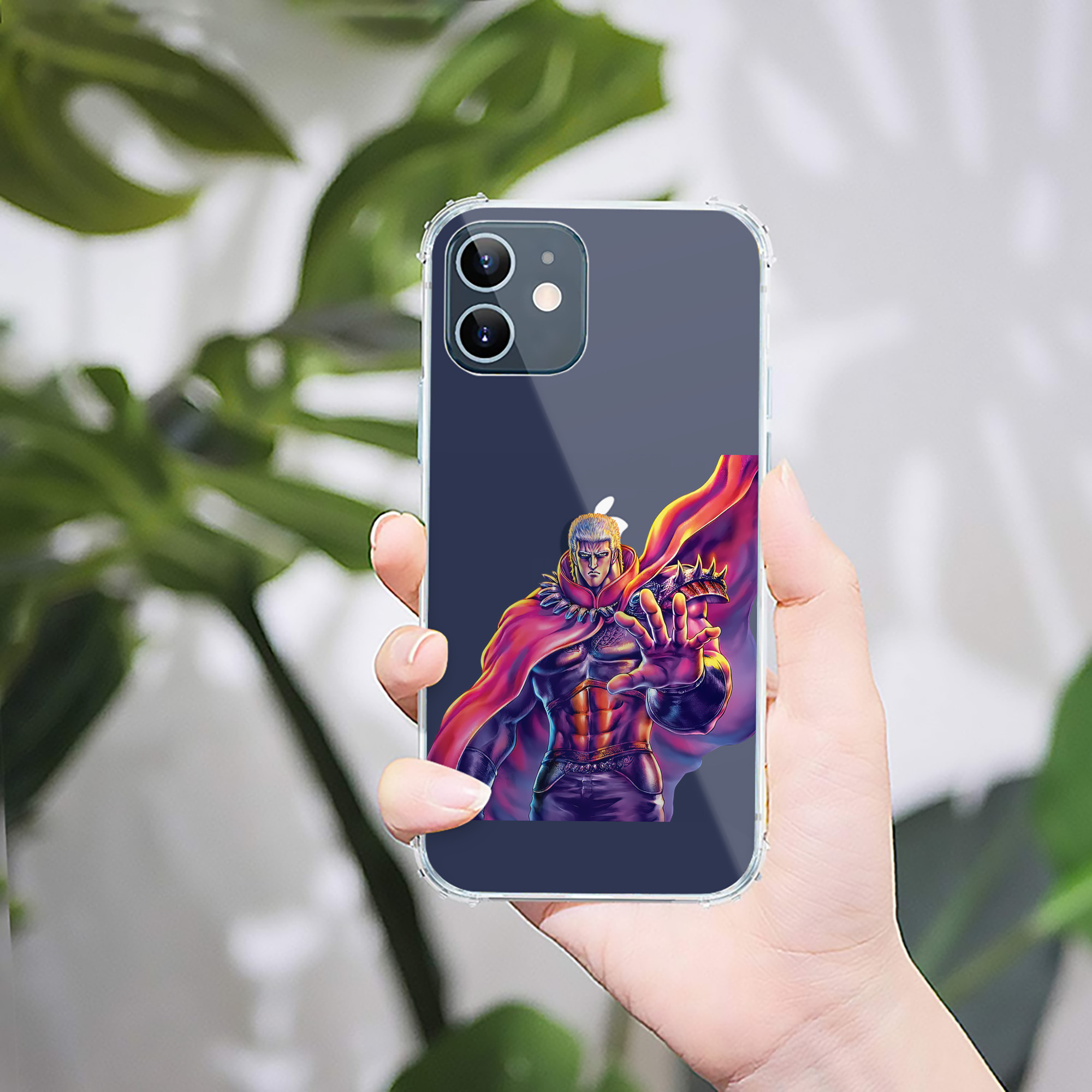 （画像用） 北斗の拳 Fist of the North Star 【iPhone 12シリーズ対応】透明スマホケース（クリアソフトケース）